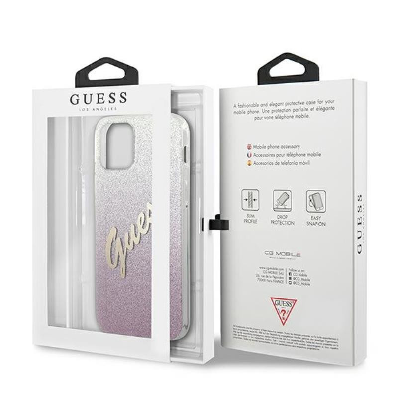 Etui Do iPhone 12 Mini Guess Glitter Gradient...