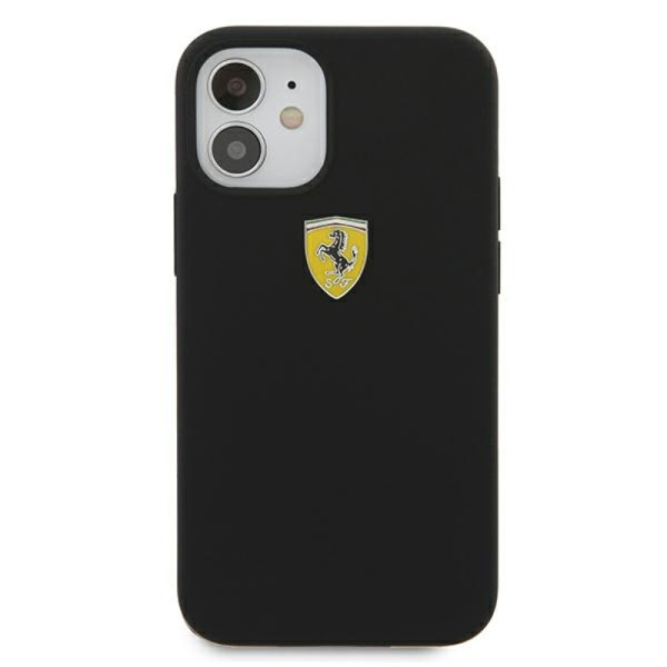 Etui Do iPhone 12 Mini Ferrari On Track Silicone Czarny