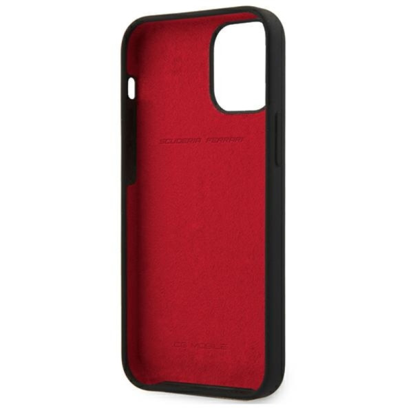 Etui Do iPhone 12 Mini Ferrari On Track Silicone Czarny