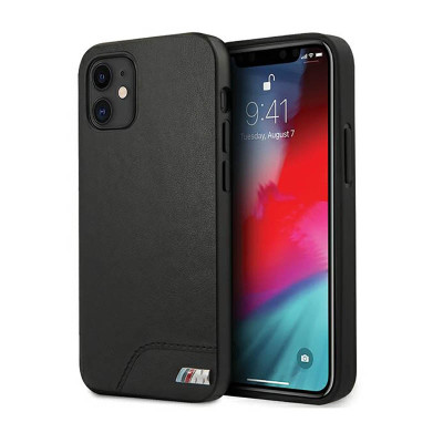 Etui Do iPhone 12 Mini BMW Smooth Pu Leather Czarny