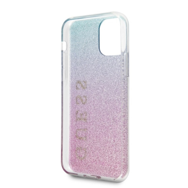 Etui Do iPhone 11 Pro Max Guess Glitter Gradient Różowy