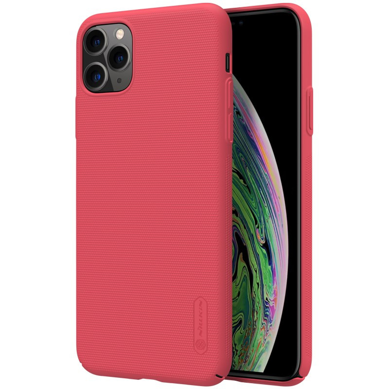 Etui Do Apple iPhone 11 Pro Max Nillkin Super Frosted Shield Czerwony