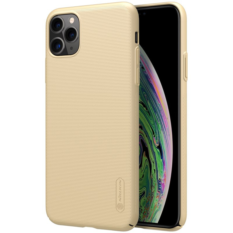 Etui Do Apple iPhone 11 Pro Max Nillkin Super Frosted Shield Złoty