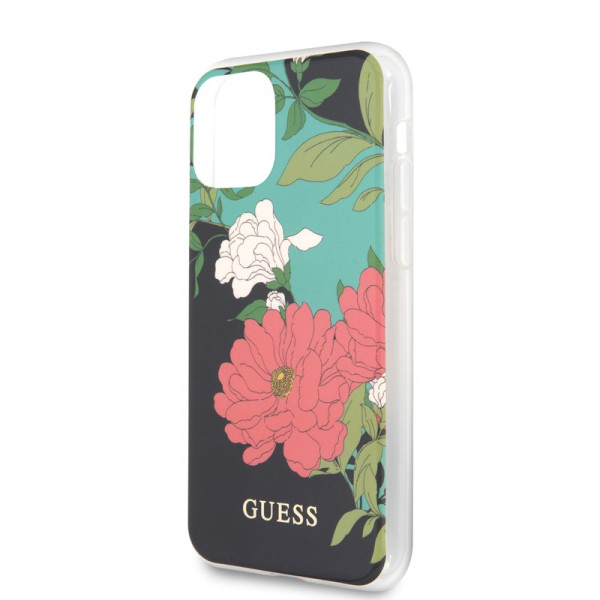 Etui Do iPhone 11 Pro Max Guess Flower Shiny Collection N1 Czarny
