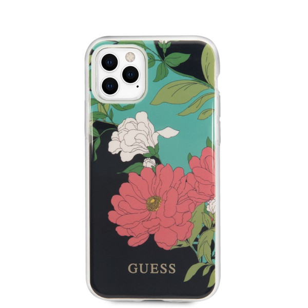 Etui Do iPhone 11 Pro Max Guess Flower Shiny Collection N1 Czarny