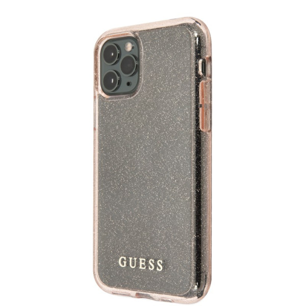 Etui Do iPhone 11 Pro Max Guess Glitter Case Różowy