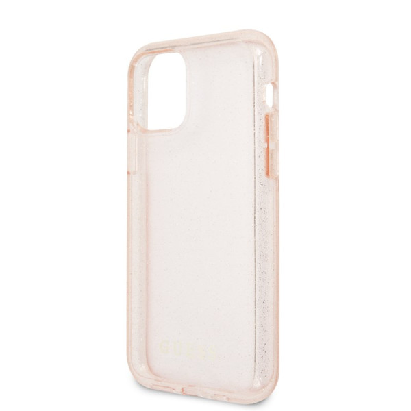 Etui Do iPhone 11 Pro Max Guess Glitter Case Różowy
