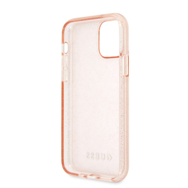 Etui Do iPhone 11 Pro Max Guess Glitter Case Różowy