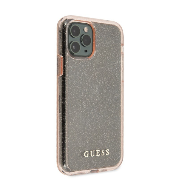 Etui Do iPhone 11 Pro Max Guess Glitter Case Różowy