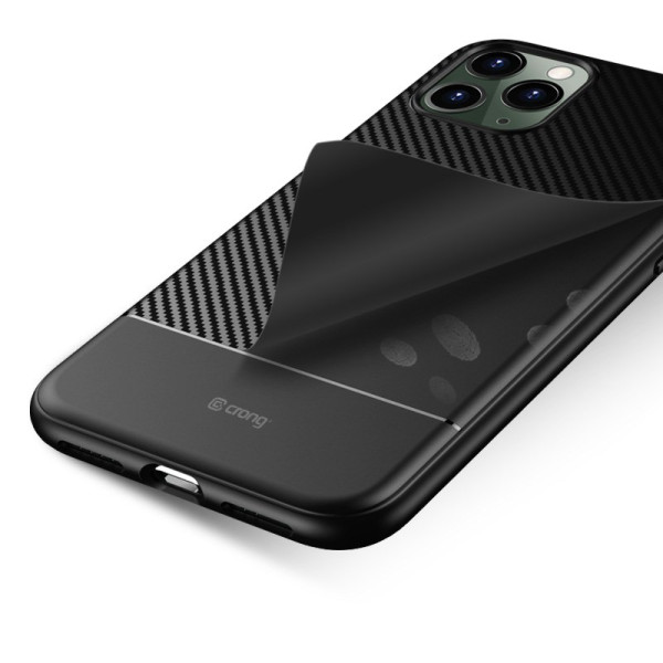 Etui Do iPhone 11 Pro Crong Prestige Carbon Cover Czarny
