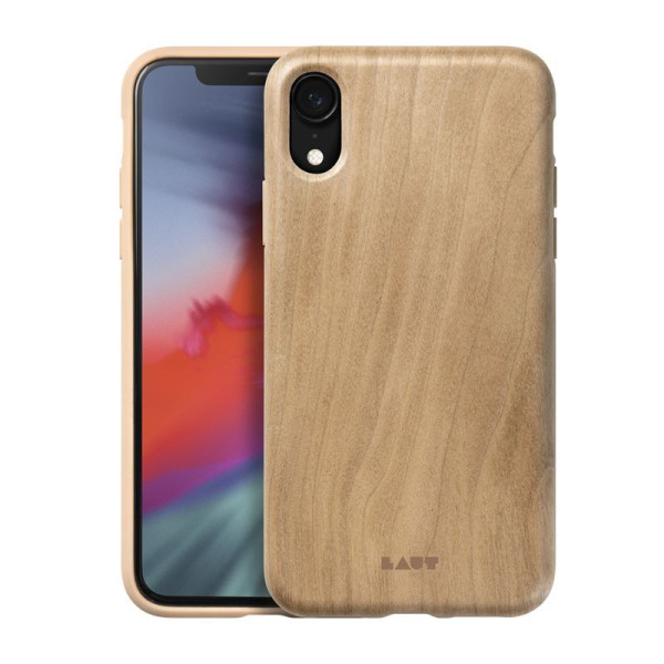 Etui Do iPhone XR Z Prawdziwego Drewna Laut Pinnacle Brązowy