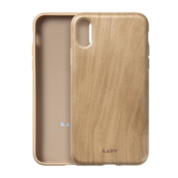 Etui Do iPhone XR Z Prawdziwego Drewna Laut Pinnacle Brązowy