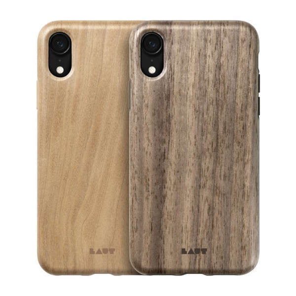 Etui Do iPhone XR Z Prawdziwego Drewna Laut Pinnacle Brązowy