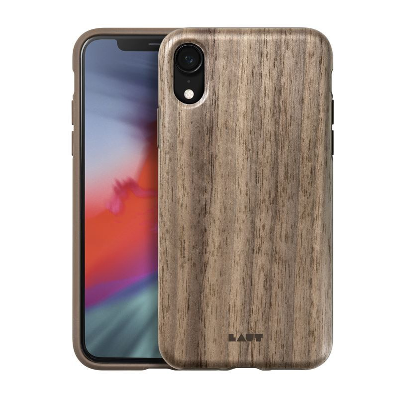 Etui Do iPhone XR Z Prawdziwego Drewna Laut Pinnacle Brązowy