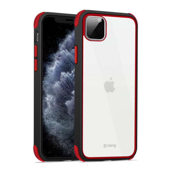 Etui Do iPhone 11 Pro Crong Trace Clear Cover Czarny