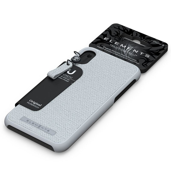 Etui Materiałowe Do iPhone XR Nordic Elements Original Idun Szary