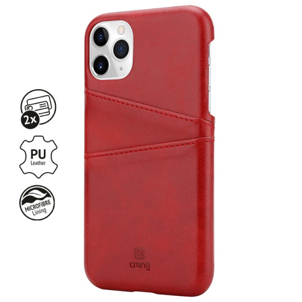 Etui DoiPhone 11 Pro Z Kieszeniami Crong Neat Cover Czerwony