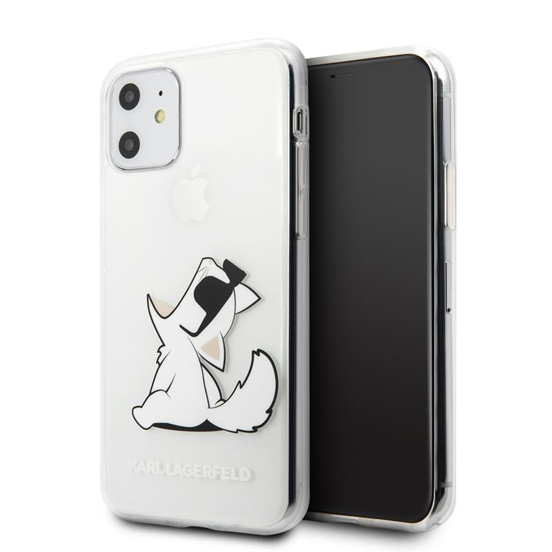 Etui Do iPhone 11 Karl Lagerfeld Choupette Fun Sunglasses Przezroczysty