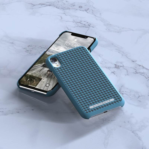 Etui Materiałowe Do iPhone XR Nordic Elements Saeson Idun Niebieski
