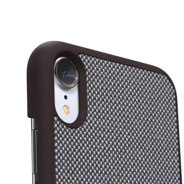 Etui Materiałowe Do iPhone XR Nordic Elements Saeson Idun Brązowy
