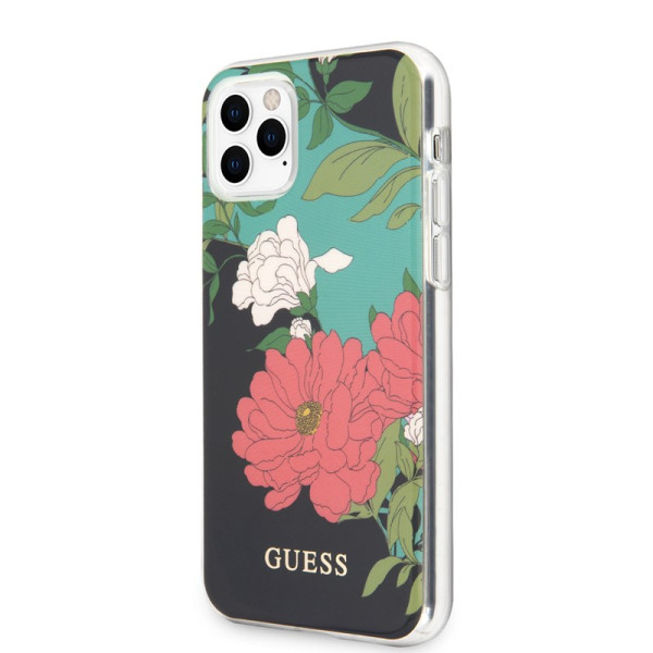 Etui Do iPhone 11 Pro Guess Flower Shiny Collection N1 Czarny