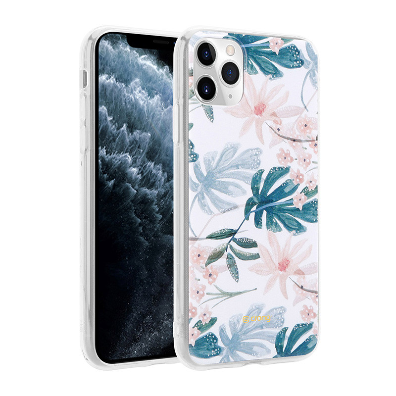 Etui Do iPhone 11 Pro Crong Flower Case Biały