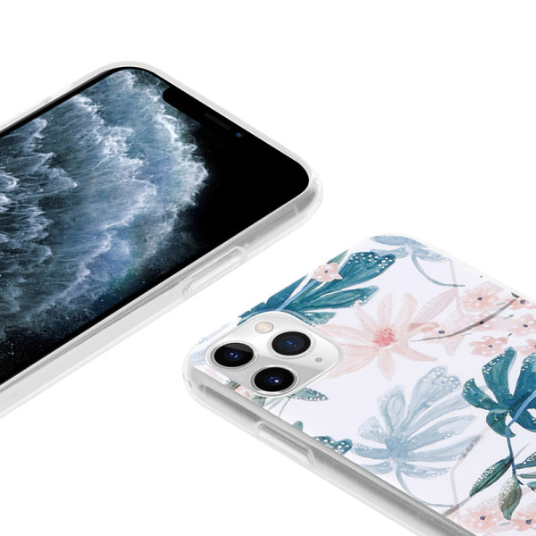 Etui Do iPhone 11 Pro Crong Flower Case Biały