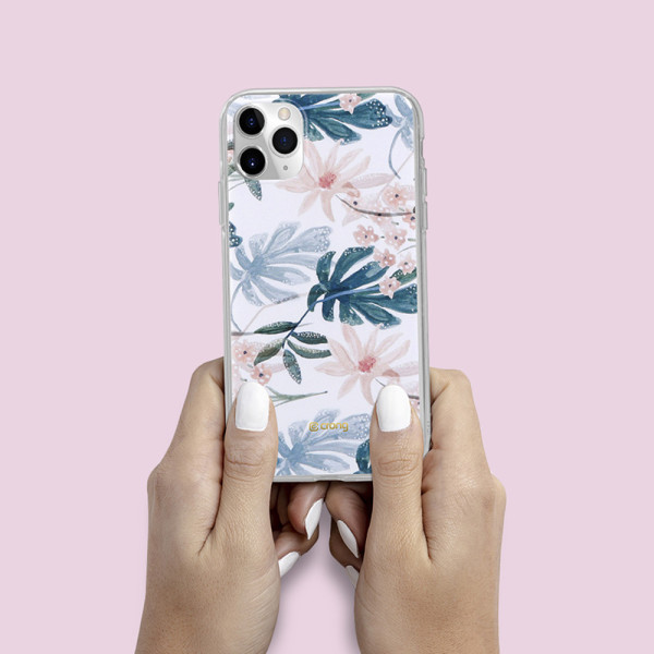 Etui Do iPhone 11 Pro Crong Flower Case Biały