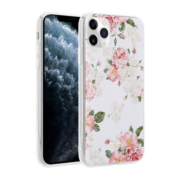 Etui Do iPhone 11 Pro Crong Flower Case Biały