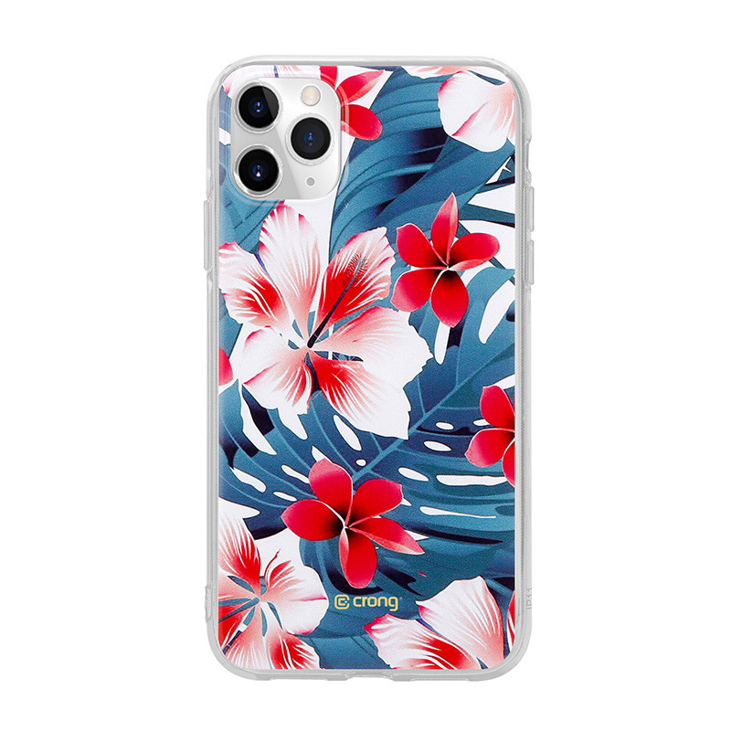 Etui Do iPhone 11 Pro Crong Flower Case Niebieski