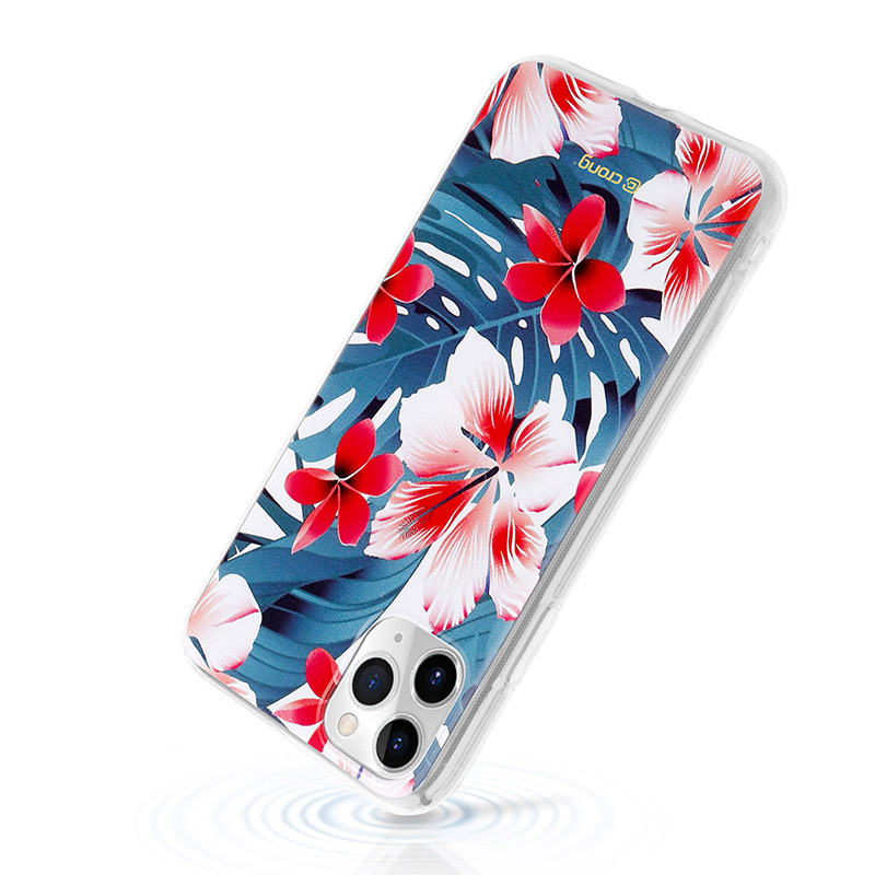 Etui Do iPhone 11 Pro Crong Flower Case Niebieski