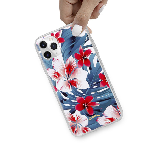 Etui Do iPhone 11 Pro Crong Flower Case Niebieski