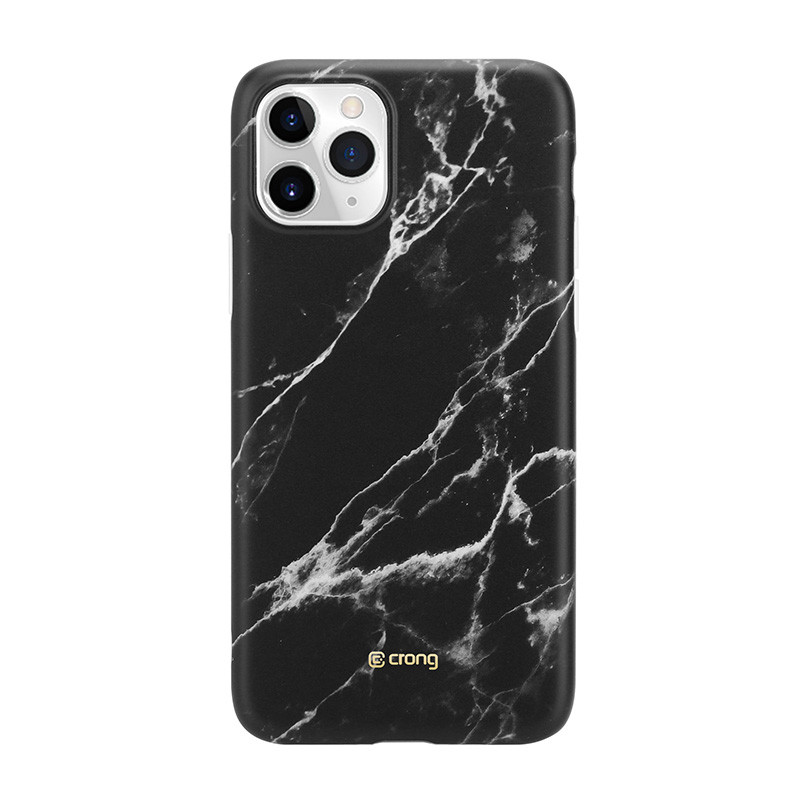 Etui Do iPhone 11 Pro Crong Marble Case Czarny
