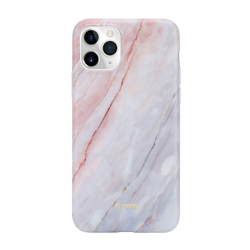 Etui Do iPhone 11 Pro Crong Marble Case Różowy