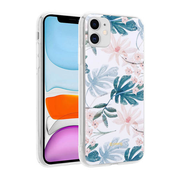 Etui Do iPhone 11 Crong Flower Case Biały