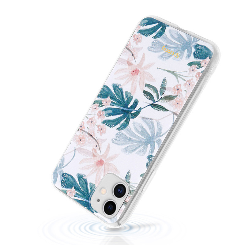 Etui Do iPhone 11 Crong Flower Case Biały