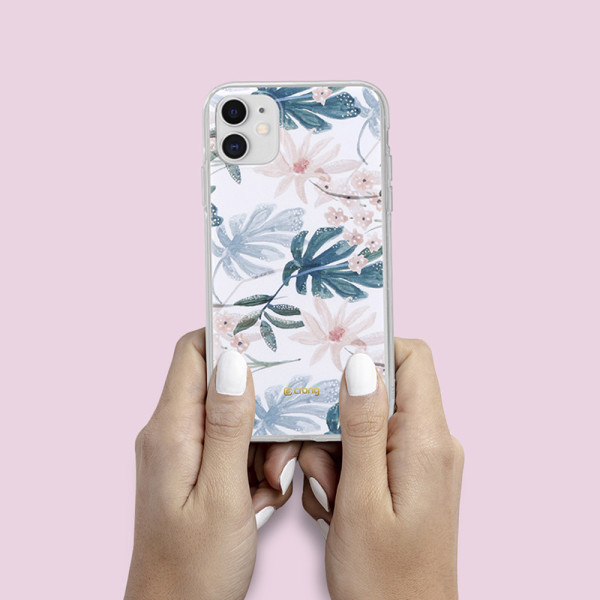 Etui Do iPhone 11 Crong Flower Case Biały