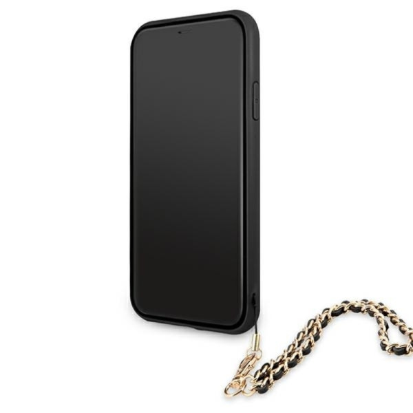 Etui Do iPhone 11 Guess Saffiano Chain Czarny