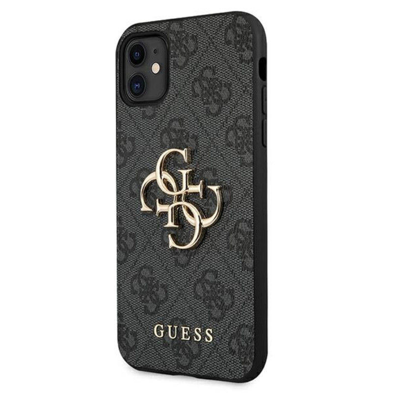Etui Do iPhone 11 Guess 4G Big Metal Logo Szary