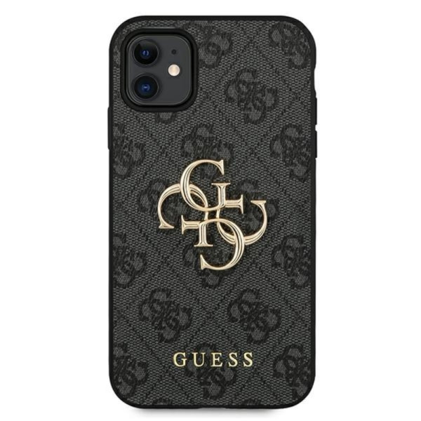 Etui Do iPhone 11 Guess 4G Big Metal Logo Szary
