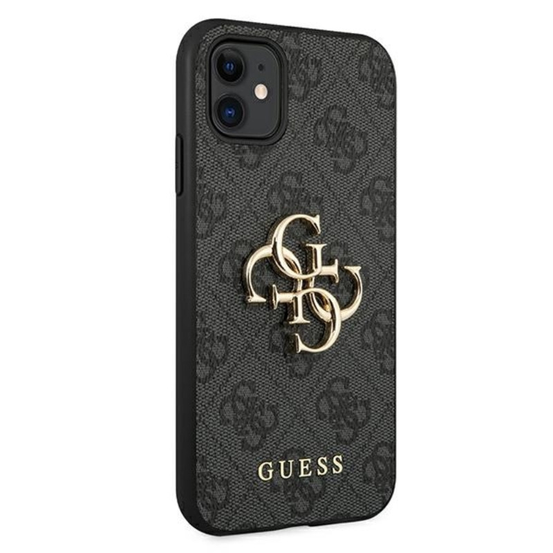 Etui Do iPhone 11 Guess 4G Big Metal Logo Szary
