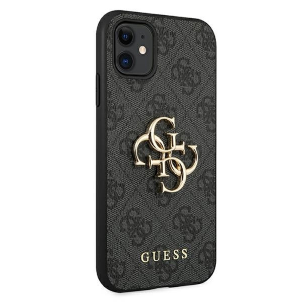 Etui Do iPhone 11 Guess 4G Big Metal Logo Szary