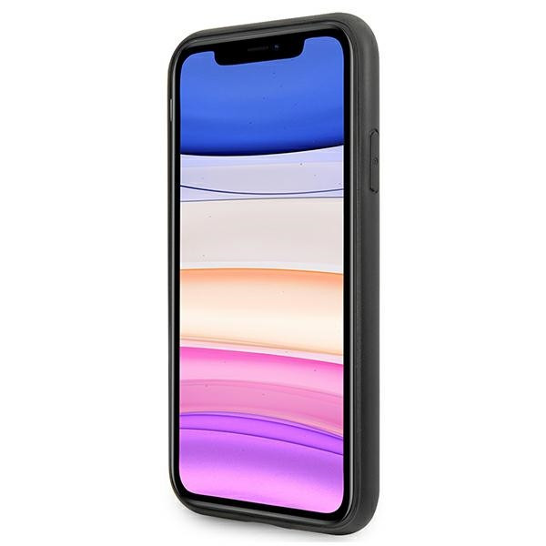 Etui Do iPhone 11 Guess 4G Triangle Collection Brązowy