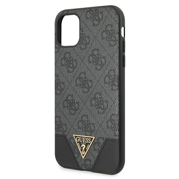 Etui Do iPhone 11 Guess 4G Triangle Collection Szary