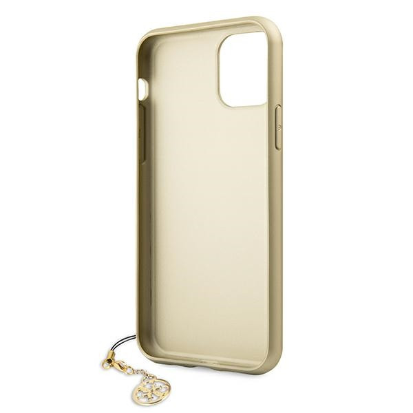 Etui Do iPhone 11 Guess 4G Charms Collection Brązowy