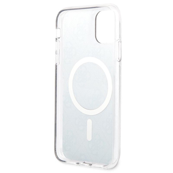 Zestaw Etui + Ładowarka MagSafe Do iPhone 11 Guess Bundle Pack MagSafe 4G Czarny