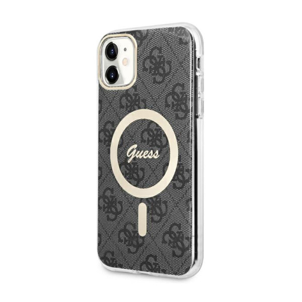 Etui Do iPhone 11 Guess 4G MagSafe Czarny