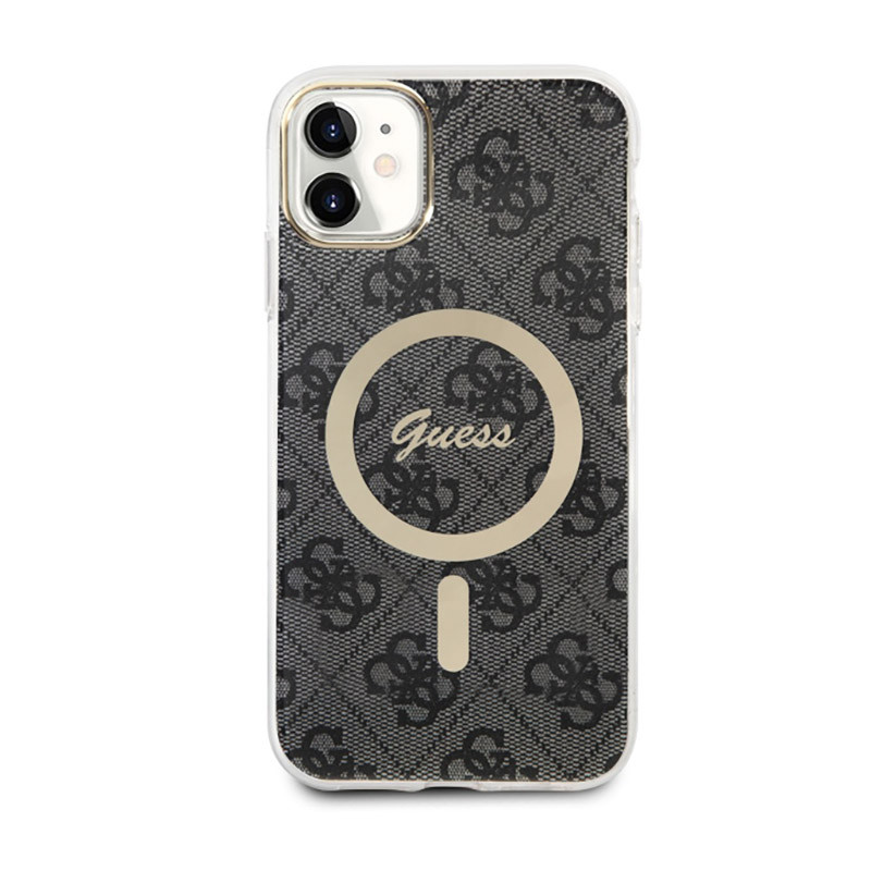 Etui Do iPhone 11 Guess 4G MagSafe Czarny