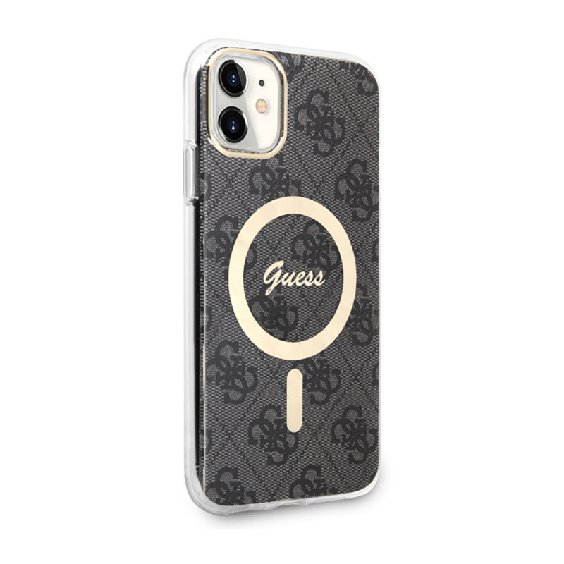 Etui Do iPhone 11 Guess 4G MagSafe Czarny