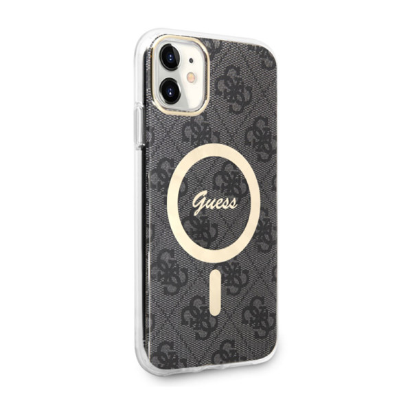 Etui Do iPhone 11 Guess 4G MagSafe Czarny